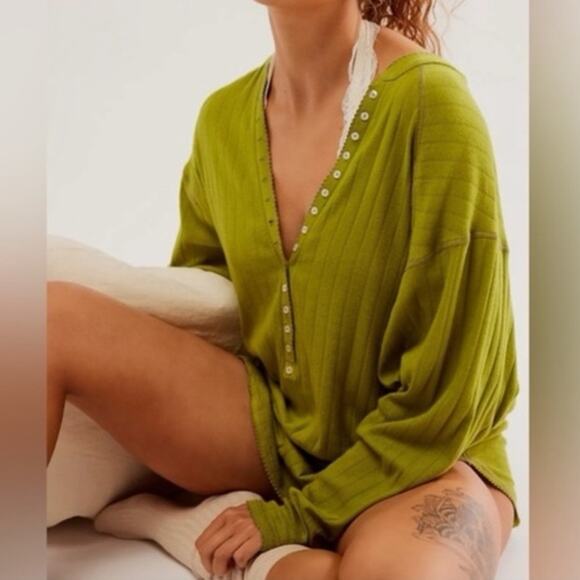 Free People Tops - Free People Coffee Chat Pullover